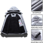 Windproof Insulated Winter Snow Coat for Skiing, Snowboarding & Outdoor Adventures