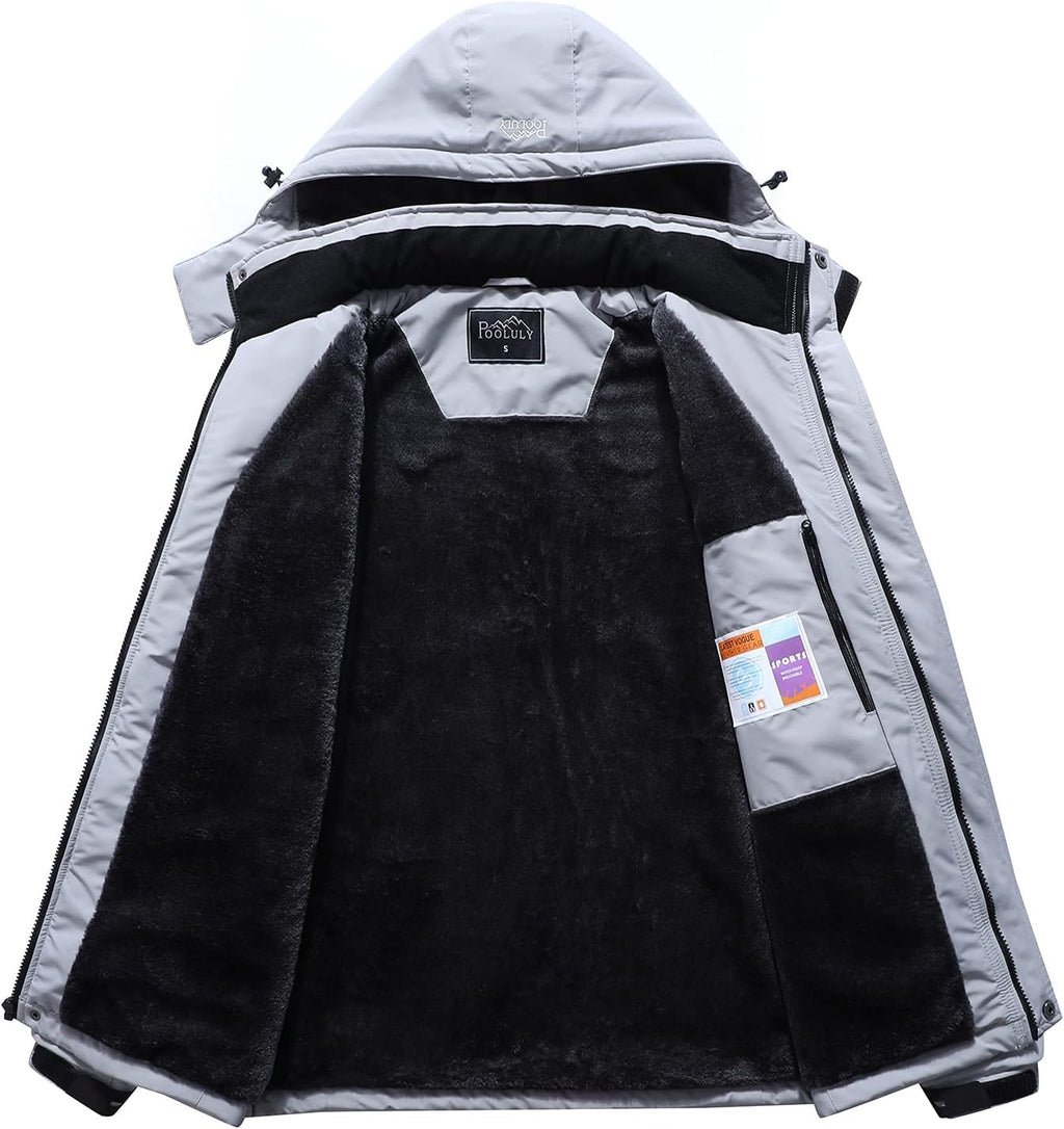 Windproof Insulated Winter Snow Coat for Skiing, Snowboarding & Outdoor Adventures