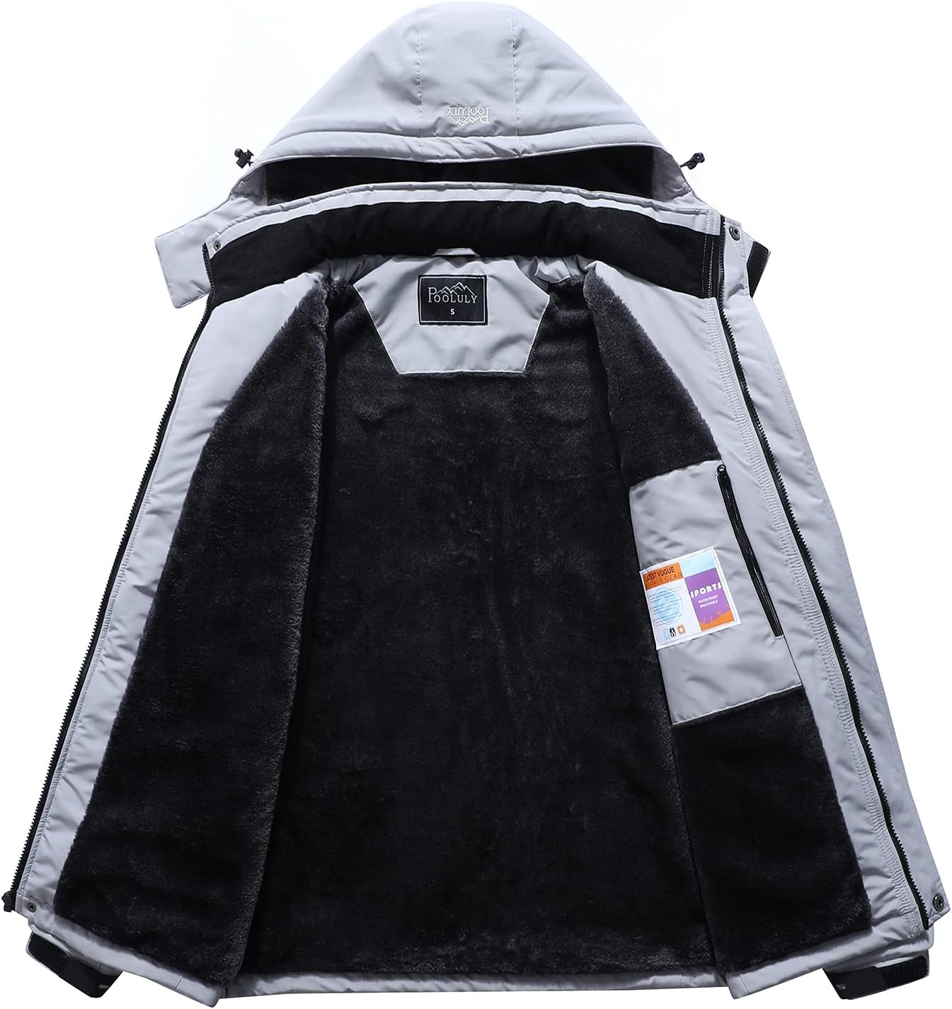 Windproof Insulated Winter Snow Coat for Skiing, Snowboarding & Outdoor Adventures