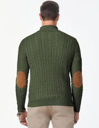 Men's Long Sleeve Warm Pullover with Stand Collar